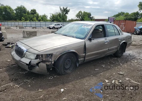 2001 Mercury Grand Marquis Gs z USA, uszkodzony, nr VIN 2MEFM74W71X699165